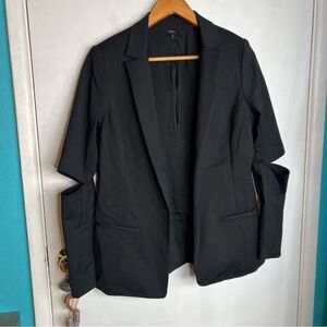 Drew cut off sleeves at elbow blazer jacket modern
